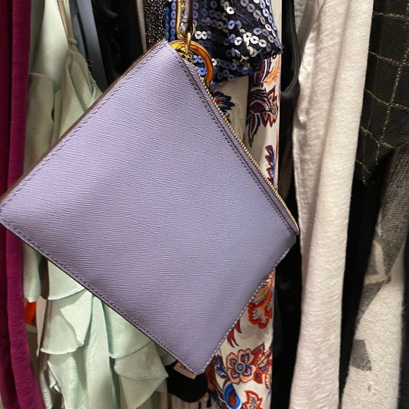 Kate spade pouch wristlet pouchette violet purple - Picture 4 of 4